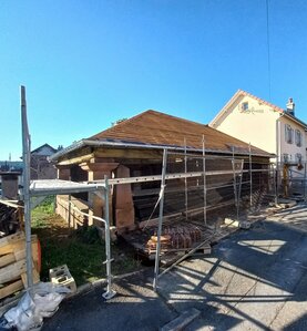 Les travaux du lavoir 